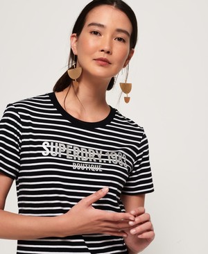 Superdry Ava Stripe Női Pólók Csíkok | WCGJV5109